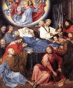 GOES, Hugo van der The Death of the Virgin oil painting artist